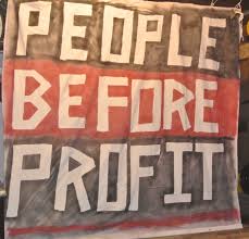 people before profit