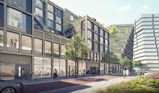 Zuidas Team-V-Architectuur foto Zwartlicht